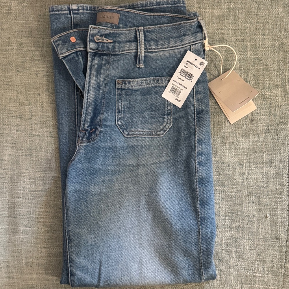 MOTHER Light Blue Denim Pants